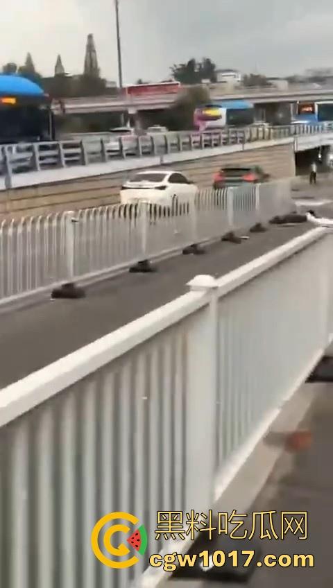 江苏南京中央门立交桥轿车猛冲入人行道,接连撞翻多辆电动自行车,多名行人受伤倒地昏迷,又是报复社会吗?-2