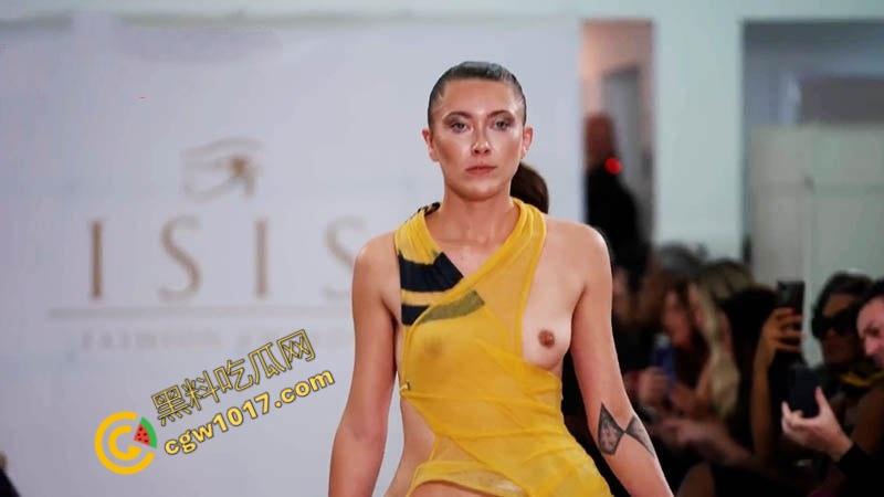 激情荷兰时尚展：裸露模特颠覆眼球，薄纱飘舞间激情四射，色情与高雅交相辉映，撩人心弦！-2